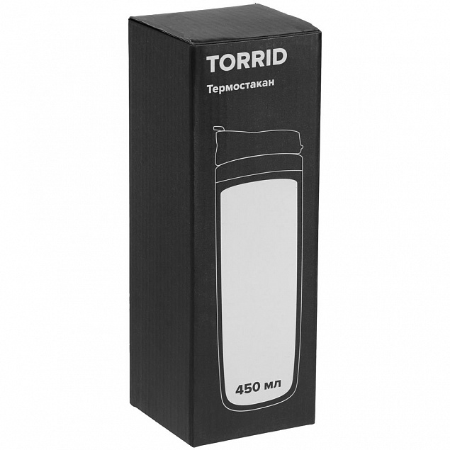 Термостакан Torrid, черный с логотипом в Самаре заказать по выгодной цене в кибермаркете AvroraStore