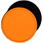 Лейбл из ПВХ с липучкой Menteqo Round, оранжевый неон с логотипом в Самаре заказать по выгодной цене в кибермаркете AvroraStore