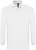 Рубашка поло мужская с длинным рукавом WINTER II 210 белая с логотипом в Самаре заказать по выгодной цене в кибермаркете AvroraStore