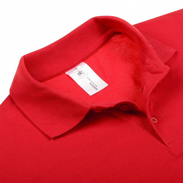 Рубашка поло Heavymill красная с логотипом в Самаре заказать по выгодной цене в кибермаркете AvroraStore