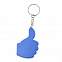 Брелок-рулетка "Класс!", синий с логотипом в Самаре заказать по выгодной цене в кибермаркете AvroraStore