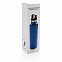Герметичная вакуумная бутылка, синяя с логотипом в Самаре заказать по выгодной цене в кибермаркете AvroraStore