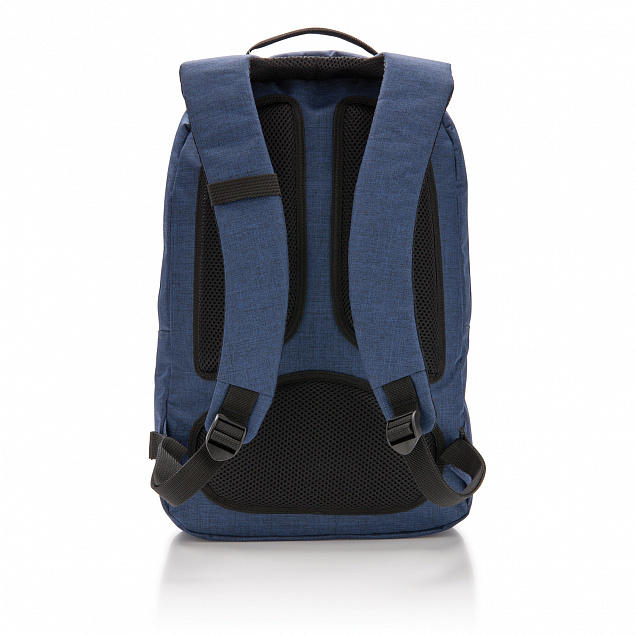 Рюкзак Smart, синий с логотипом в Самаре заказать по выгодной цене в кибермаркете AvroraStore