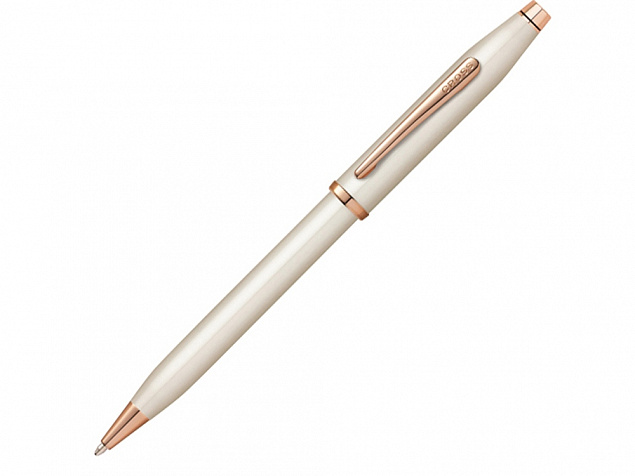 Шариковая ручка Cross Century II Pearlescent White Lacquer с логотипом в Самаре заказать по выгодной цене в кибермаркете AvroraStore