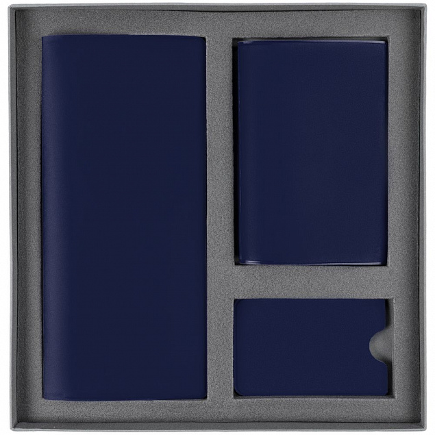 Набор Dorset Simple, синий с логотипом в Самаре заказать по выгодной цене в кибермаркете AvroraStore