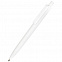 Ручка пластиковая Blancore, белая с логотипом в Самаре заказать по выгодной цене в кибермаркете AvroraStore