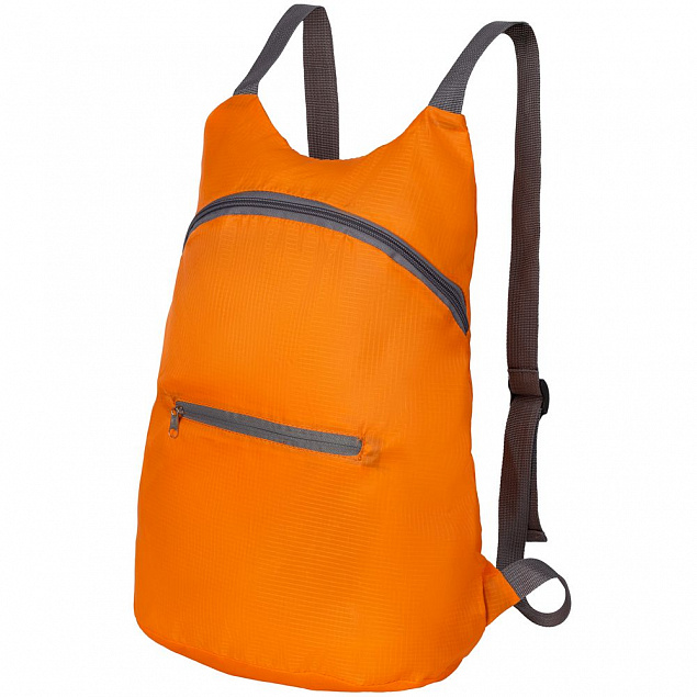 Складной рюкзак Barcelona, оранжевый с логотипом в Самаре заказать по выгодной цене в кибермаркете AvroraStore