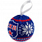 Шарик новогодний «СКА», синий с логотипом в Самаре заказать по выгодной цене в кибермаркете AvroraStore