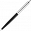Ручка шариковая Senator Point Metal, черная с логотипом в Самаре заказать по выгодной цене в кибермаркете AvroraStore