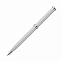 Шариковая ручка Benua, серебряная с логотипом в Самаре заказать по выгодной цене в кибермаркете AvroraStore