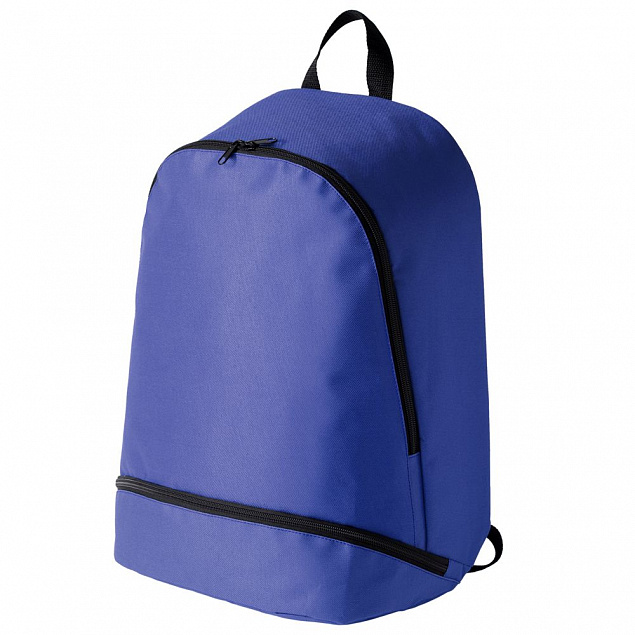 Рюкзак спортивный Unit Athletic, синий с логотипом в Самаре заказать по выгодной цене в кибермаркете AvroraStore