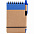 Блокнот на кольцах Eco Note с ручкой, черный с логотипом в Самаре заказать по выгодной цене в кибермаркете AvroraStore