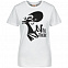 Футболка женская «Меламед. Nina Simone», белая с логотипом в Самаре заказать по выгодной цене в кибермаркете AvroraStore