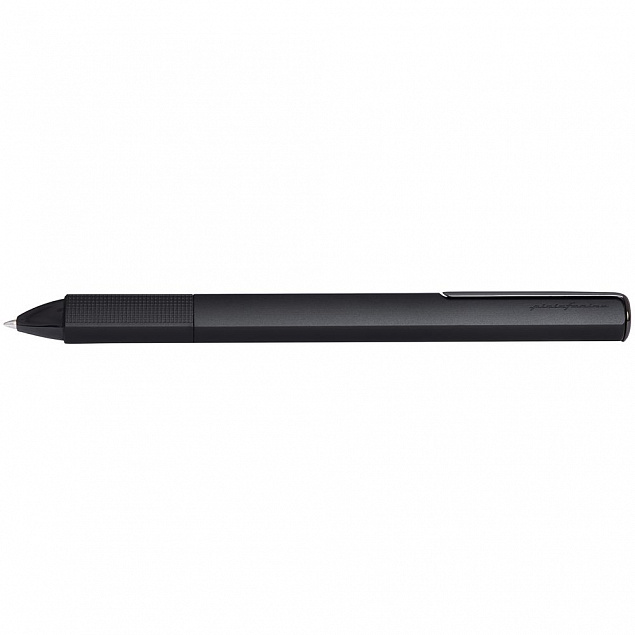 Ручка шариковая PF One, черная с логотипом в Самаре заказать по выгодной цене в кибермаркете AvroraStore
