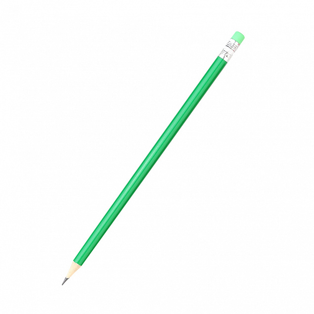 Карандаш Largo с цветным корпусом - Зеленый FF с логотипом в Самаре заказать по выгодной цене в кибермаркете AvroraStore