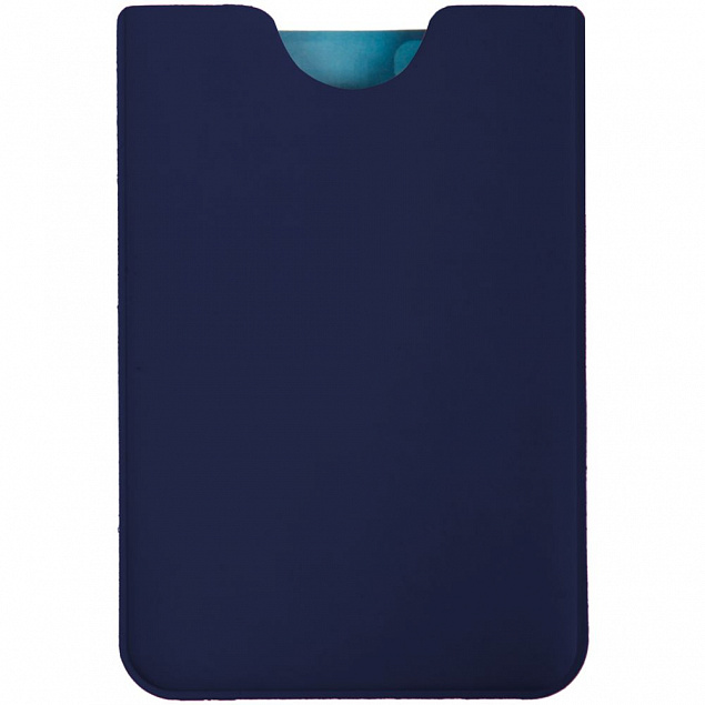 Чехол для карточки Dorset, синий с логотипом в Самаре заказать по выгодной цене в кибермаркете AvroraStore