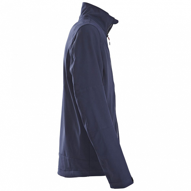 Куртка софтшелл мужская TRIAL, темно-синяя с логотипом в Самаре заказать по выгодной цене в кибермаркете AvroraStore