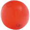 Надувной пляжный мяч Sun and Fun, полупрозрачный красный с логотипом в Самаре заказать по выгодной цене в кибермаркете AvroraStore