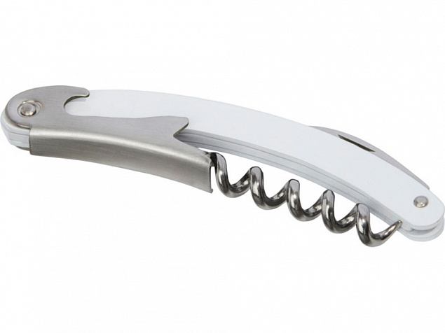 Складной нож Nordkapp, белый с логотипом в Самаре заказать по выгодной цене в кибермаркете AvroraStore