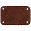 Лейбл кожаный Beta, S, коричневый с логотипом в Самаре заказать по выгодной цене в кибермаркете AvroraStore