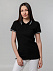 Рубашка поло женская Virma Stripes Lady, черная с логотипом в Самаре заказать по выгодной цене в кибермаркете AvroraStore