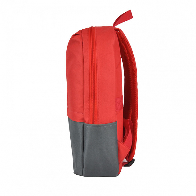 Рюкзак Eclat, красный/серый, 43 x 31 x 10 см, 100% полиэстер 600D с логотипом в Самаре заказать по выгодной цене в кибермаркете AvroraStore