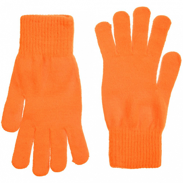 Перчатки Urban Flow, оранжевые с логотипом в Самаре заказать по выгодной цене в кибермаркете AvroraStore