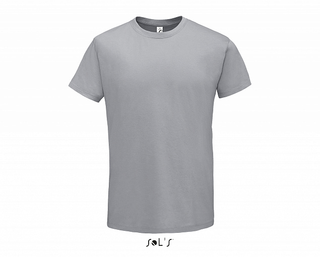 Фуфайка (футболка) REGENT мужская,Чистый серый 3XL с логотипом в Самаре заказать по выгодной цене в кибермаркете AvroraStore