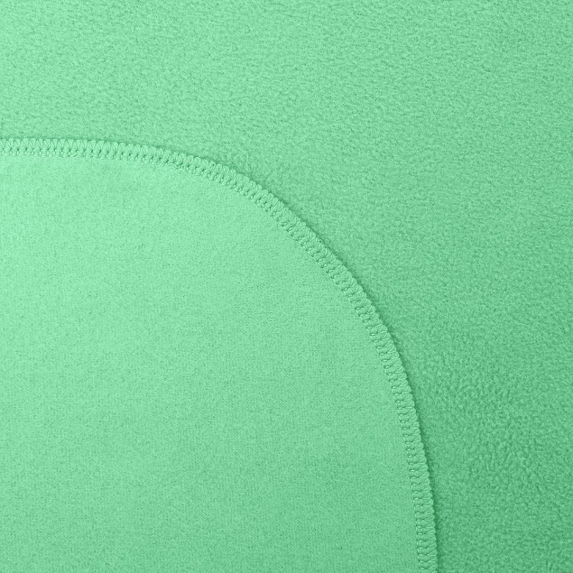 Флисовый плед Warm&Peace, светло-зеленый с логотипом в Самаре заказать по выгодной цене в кибермаркете AvroraStore