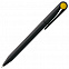Ручка шариковая Prodir DS1 TMM Dot, черная с желтым с логотипом в Самаре заказать по выгодной цене в кибермаркете AvroraStore