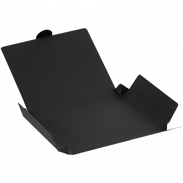 Коробка самосборная Flacky Slim, черная с логотипом в Самаре заказать по выгодной цене в кибермаркете AvroraStore