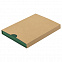 Ежедневник недатированный Softie, А5, темно-зеленый, блок в клетку, зеленый обрез с логотипом в Самаре заказать по выгодной цене в кибермаркете AvroraStore