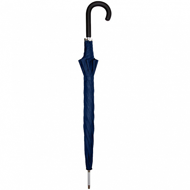 Зонт-трость Alu AC, темно-синий с логотипом в Самаре заказать по выгодной цене в кибермаркете AvroraStore