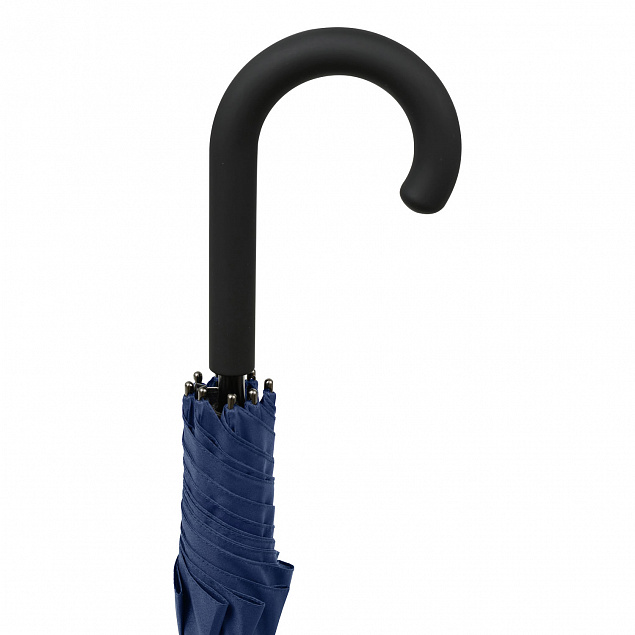 Зонт-трость Torino, синий с логотипом в Самаре заказать по выгодной цене в кибермаркете AvroraStore