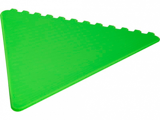Треугольный скребок Frosty 2.0 , зеленый с логотипом в Самаре заказать по выгодной цене в кибермаркете AvroraStore