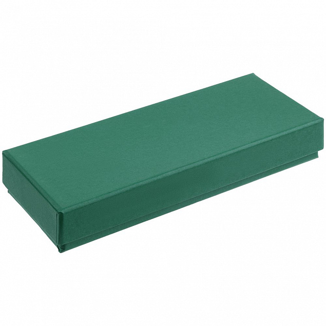 Коробка Notes с ложементом для ручки и флешки, зеленая с логотипом в Самаре заказать по выгодной цене в кибермаркете AvroraStore