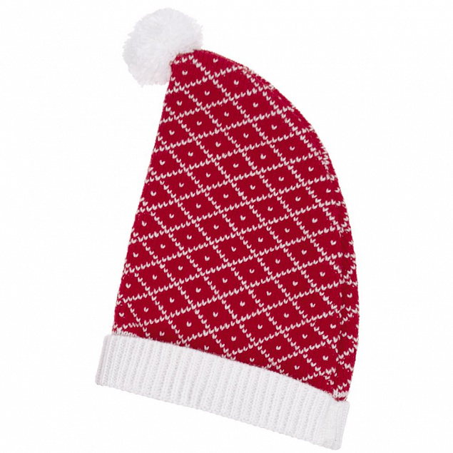 Вязаная шапочка Dress Cup, красная с логотипом в Самаре заказать по выгодной цене в кибермаркете AvroraStore