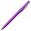 Ручка шариковая Pin Soft Touch, фиолетовая с логотипом в Самаре заказать по выгодной цене в кибермаркете AvroraStore