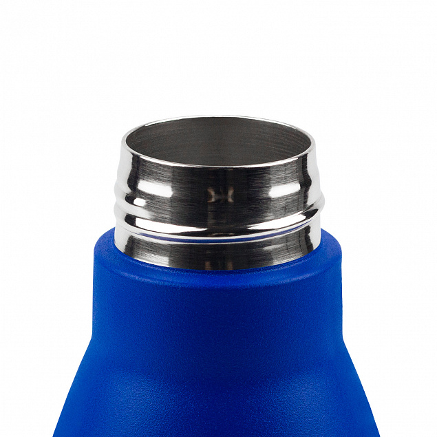 Термобутылка вакуумная герметичная, Fresco Neo, Ultramarine, 500 ml, ярко-синяя с логотипом в Самаре заказать по выгодной цене в кибермаркете AvroraStore