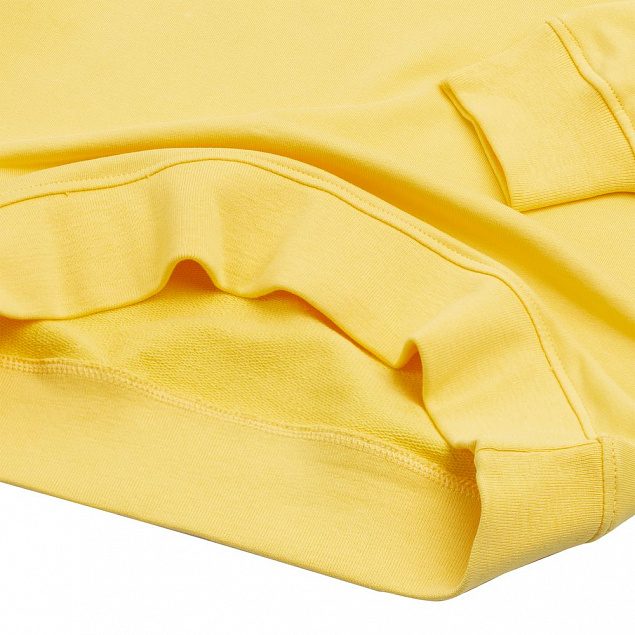 Свитшот унисекс BNC Organic, желтый с логотипом в Самаре заказать по выгодной цене в кибермаркете AvroraStore