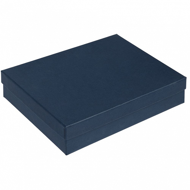 Коробка Reason, синяя с логотипом в Самаре заказать по выгодной цене в кибермаркете AvroraStore