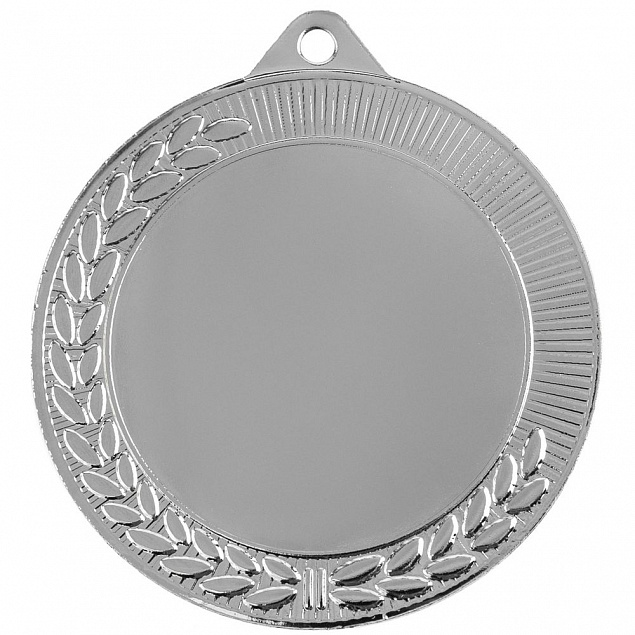Медаль Regalia, большая, серебристая с логотипом в Самаре заказать по выгодной цене в кибермаркете AvroraStore