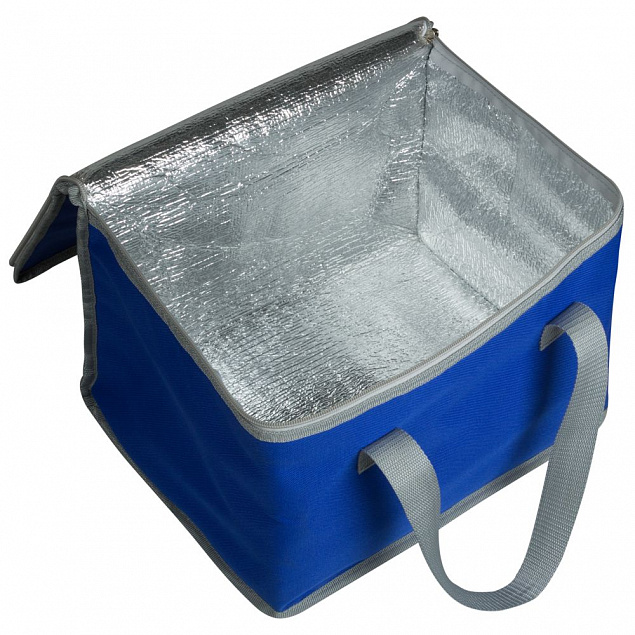 Сумка холодильник Glacier, синяя с логотипом в Самаре заказать по выгодной цене в кибермаркете AvroraStore