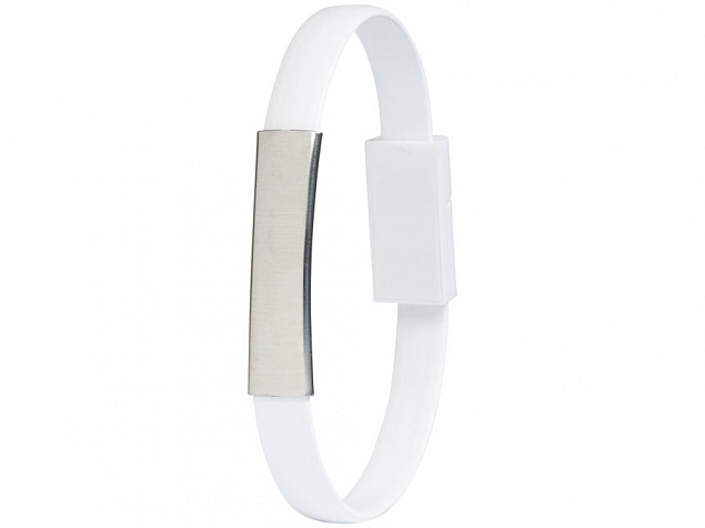 Кабель для зарядки «Bracelet» 2 в 1 с логотипом в Самаре заказать по выгодной цене в кибермаркете AvroraStore