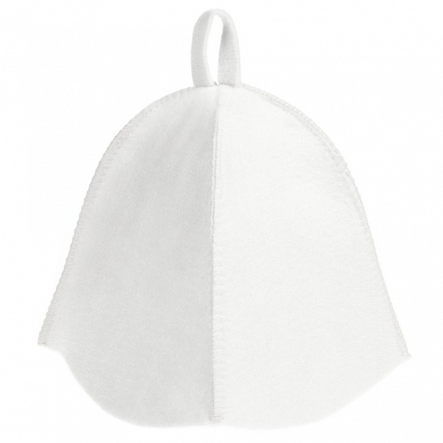 Банная шапка Heat Off, белая с логотипом в Самаре заказать по выгодной цене в кибермаркете AvroraStore