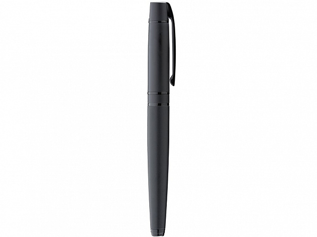 Ручка металлическая роллер «VIP R GUM» soft-touch с зеркальной гравировкой с логотипом в Самаре заказать по выгодной цене в кибермаркете AvroraStore