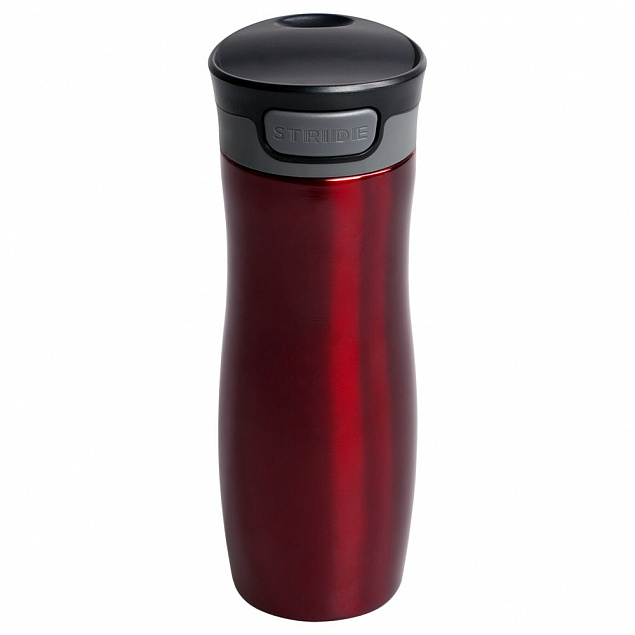 Термостакан Tansley, герметичный, вакуумный, ярко-красный с логотипом в Самаре заказать по выгодной цене в кибермаркете AvroraStore