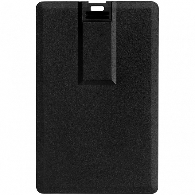 Флешка Card, 8 Гб, черная с логотипом в Самаре заказать по выгодной цене в кибермаркете AvroraStore