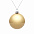 Елочный шар Finery Gloss, 8 см, глянцевый золотистый с логотипом в Самаре заказать по выгодной цене в кибермаркете AvroraStore