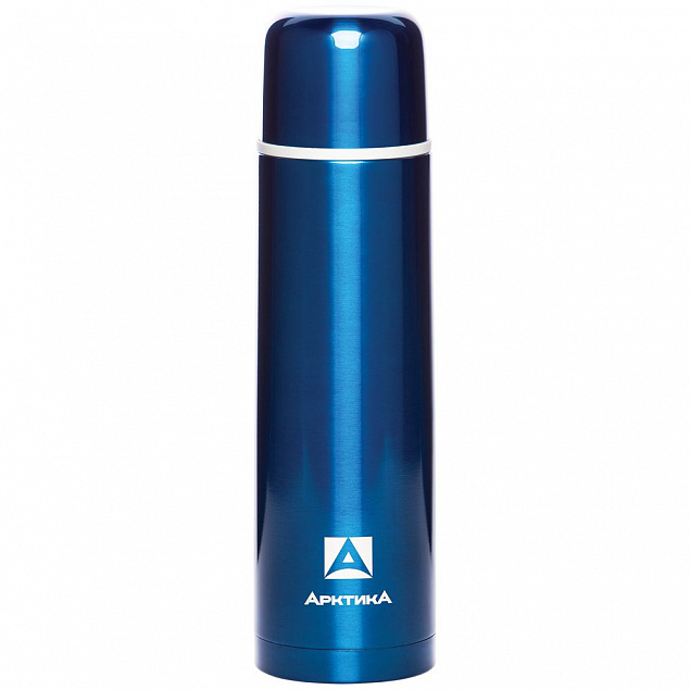 Термос «Арктика Color 1000», синий с логотипом в Самаре заказать по выгодной цене в кибермаркете AvroraStore